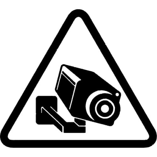 Video Surveillance High Quality Car Sticker Accessories Car Styling Decal Vinyl Car Window Cover Scratches Waterproof PVC