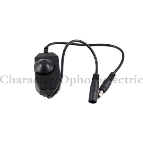 10PCS Mini LED Brightness Adjust Switch Dimmer Controller for 3528 5050 5630 Single Color LED Strip Light LED Dimmer 12V,24V