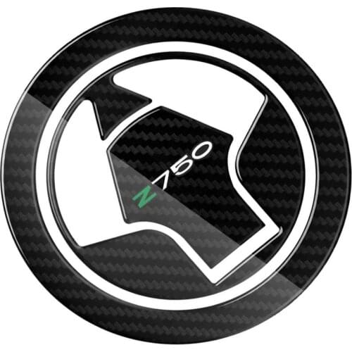 3D Carbon-look Motorcycle Fuel Gas Cap Protector Decals Case for Kawasaki Z750 2007-2012 Z750R 2011-2012