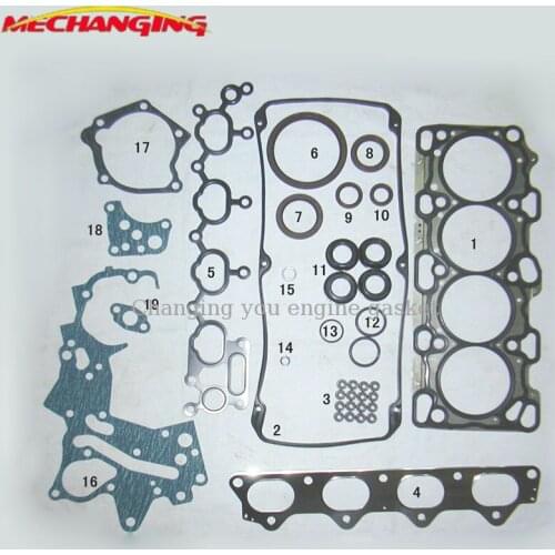 4G63 EA2A For MITSUBISHI SPACE RUNNER OR GALANT VI 2.0 SOHC 16V ENGINE HEAD GASKET SET Full Set Engine Gasket MD978906 50239300