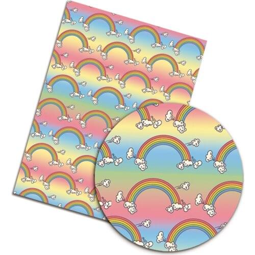 50*140cm cartoon polyester cotton fabric patchwork tissue paper childrens home textiles sewing doll clothes curtains