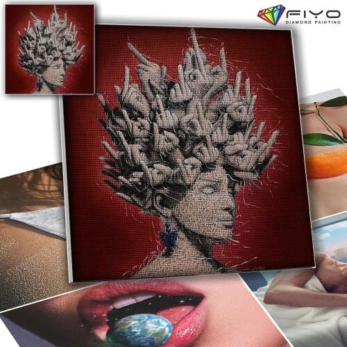 5D DIY Diamond Painting Abstract Art Figures Picture Diamond Art Mosaic Embroidery Cross Stitch Kit Home Decor pintura diamante