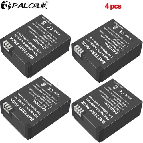 PALO Original AHDBT-301 For GoPro Hero 3 Hero 3+ action camera battery for go pro AHDBT301 action camera accessory