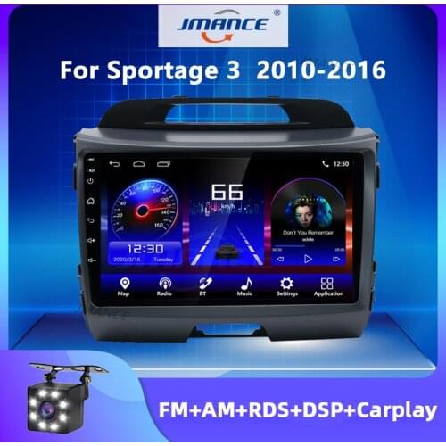 JMANCE For Kia Sportage 3 SL 2010 - 2016 Android 10 Carplay Car Radio Multimedia Video Player Navigation GPS No 2din 2 din dvd