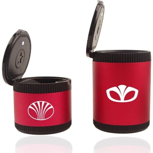 Car Ashtray LED Lights Alloy Ash Tray Aluminum Cup for Daewoo Matiz Nexia Lanos Kalos Gentra Nubira Espero Dama car Accessories