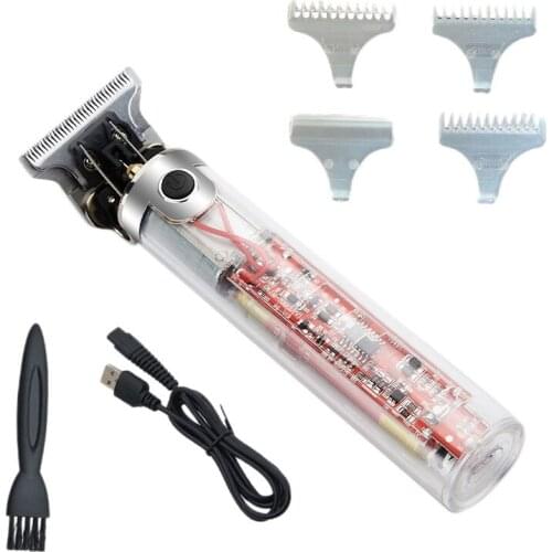 Cordless Rechargeable Cutting T-Blade Trimmer Haircutting Electric Pro Li Outliner Barber Grooming Beard Shaver