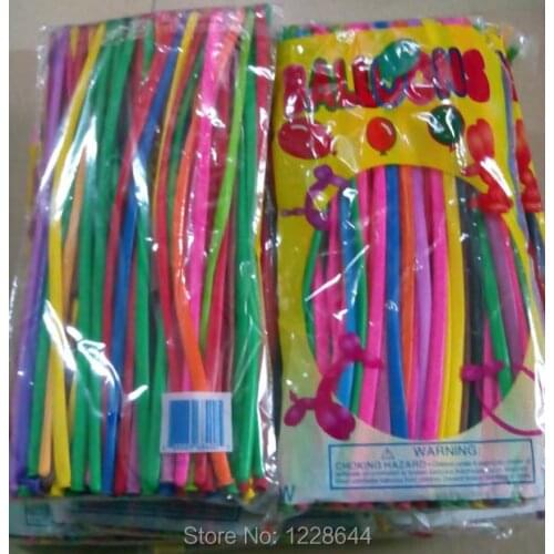 Wedding decoration Party supplies Long shape magic balloons twisting latex balloon 260Q color mixed thick 1.5g 1000 pcs/lot
