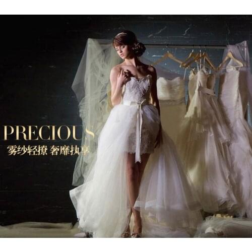 Tulle skirt bridal dresses detachable skirt princess skirt tulle puffy bridal skirt