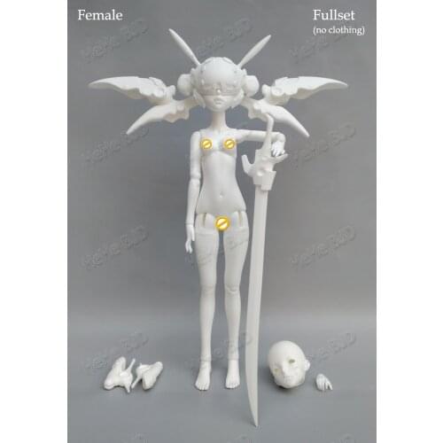 HeHeBJD Zero fantasy doll mechanical bjd robot resin gift Girl body