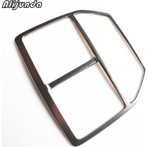 ZYBAISHUN 1 pcs for Peugeot 3008 GT 2017 2018 Stainless Steel Rear Seat Socket Air Conditioner Cover Trim Decorations Frames