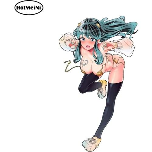 HotMeiNi 13cm x 7.7cm for Urusei Yatsura Waterproof Decal Fashion 3D Funny Car Stickers Anime Occlusion Scratch Decoration