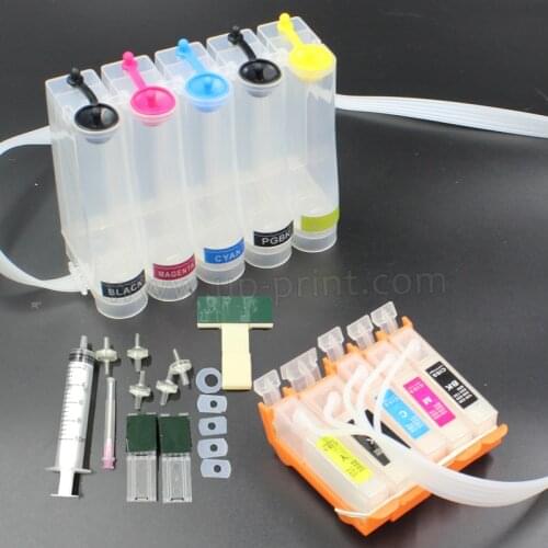 Pgi-525 cli-526 CISS ink supply system For Canon IP4850 IP4950 MG5150 MG5250 MG5350 MX885 MX895 MX715 IX6250 IX6550 printer