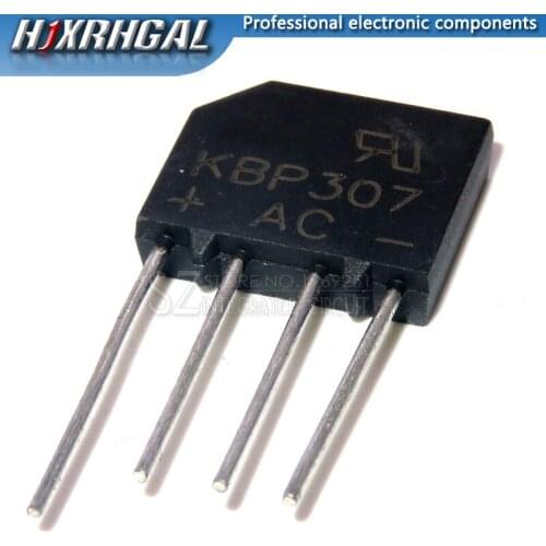 1PCS KBP307 KBP 307 ZIP 3A 700V Flat bridge bridge rectifier