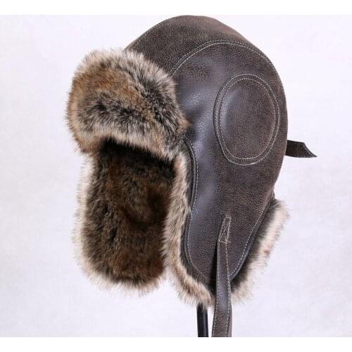 Outdoor men women hunting coldproof flight cap sports camping hiking winter warm protective ear flaps male lady cotton hat