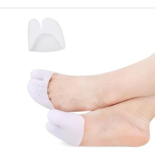 Silicone Gel Shoe Cushion Toe Sleeves Foot Care Elastic Pads Pain Relief For Men Women Toe Separator Forefoot Pad