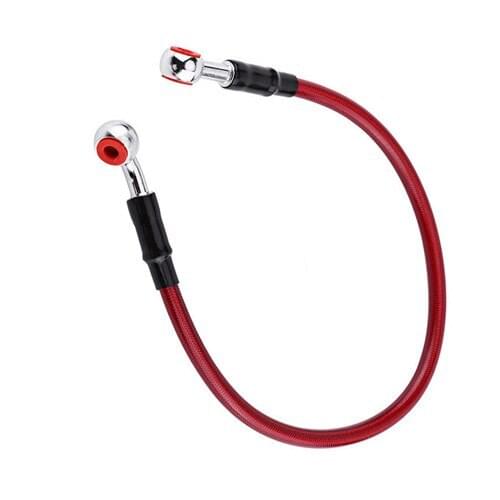 Universal 90cm Motorcycle Brake Oil Hose Tube Line Fitting Stainless Steel Braided Dirt bike Cruiser Chopper Cafe Racer