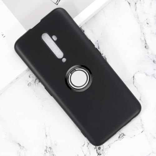 For OPPO Reno2 Z Reno 2 2Z PCKM70 PCKM00 CPH1945 CPH1951 Back Ring Holder Bracket Phone Case Smartphone TPU Soft Silicone Cover