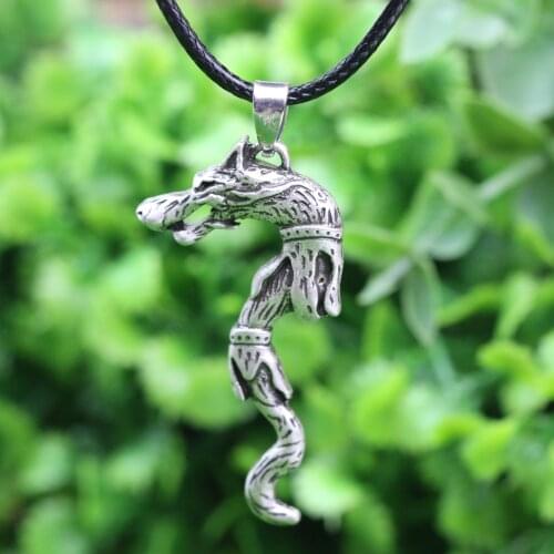 1pcs Legendary Large Dragon Sekira Viking Scandinavian Amulet pendant necklace Nordic Talisman
