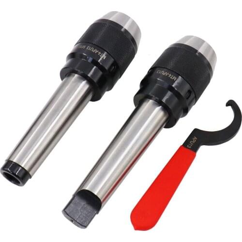 1PCS MT4 APU APU13 APU16 CNC Holder Drill Integrated keyless self tight Drill chuck for milling lathe