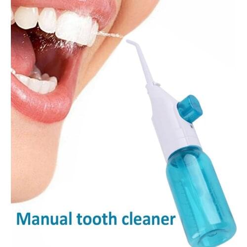 1 Pcs Oral Portable Dental Floss Irrigator Water Flosser Debris Oral Reduce Tooth Remove Cleaner Bacteria Care Jets W0M5