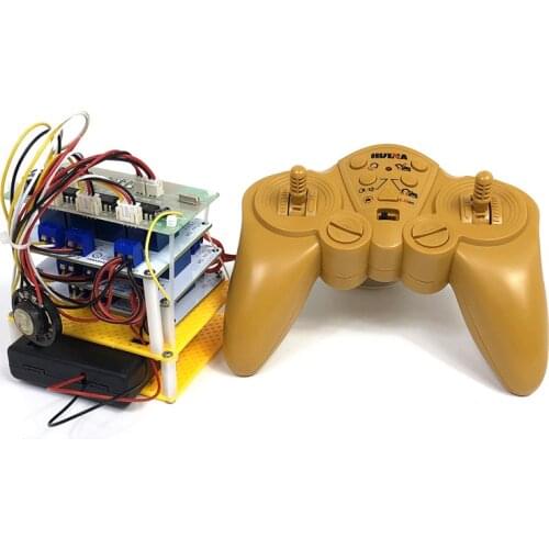 2.4G 12 channel high power 12V tank grab excavator robot remote control & receiver board