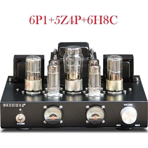 2021 Nobsound M2C home audio tube amplifiers machine 5Z4P+6H8C original stainless steel housing power output 2 * 6.8W AC220V