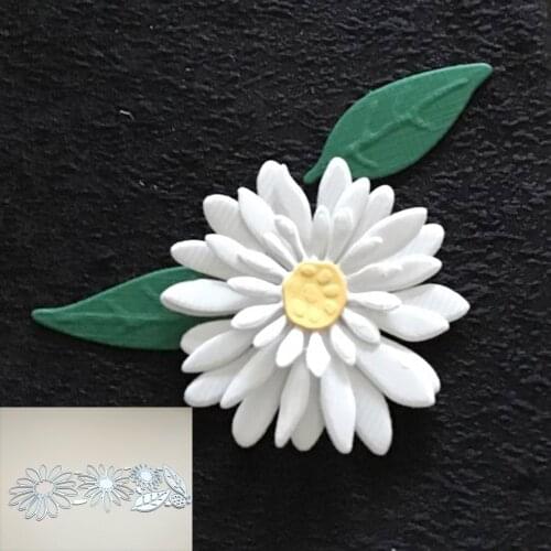 3D scrapbook rose leaf paper cutter, flower and tree metal cutting die, decorative relief photo album card DIY hand