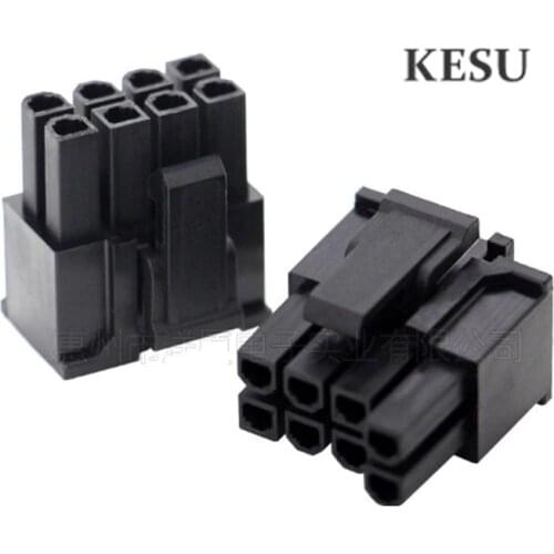 4.2mm black 6+2PIN 8-Pin 8PIN male for PC computer ATX graphics card GPU PCI-E PCIe Power connector plastic shell Housing