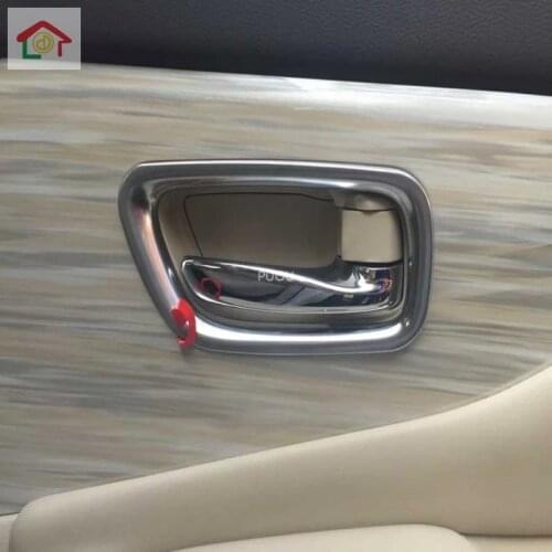 ABS Chrome Modified Cars Inner Door Handle Bowl Protective Decoration Trim For Nissan Murano 2016-2019 Modified Car Accessories