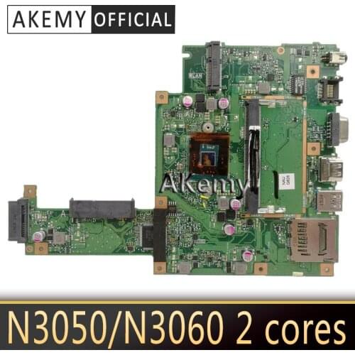 Akemy X453SA Laptop Motherboard N3050/N3060 2 cores For ASUS X453S X453SA X453 F453S Mainboard test 100% OK