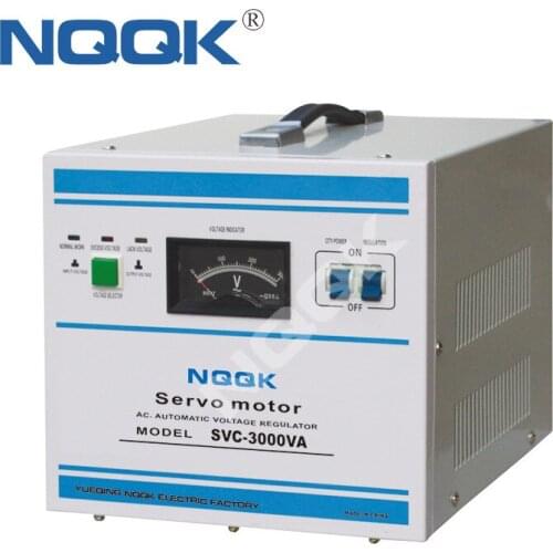 SVC 2KVA 2kw 2000watt servo-motor ac automatic voltage stabilizer regulator