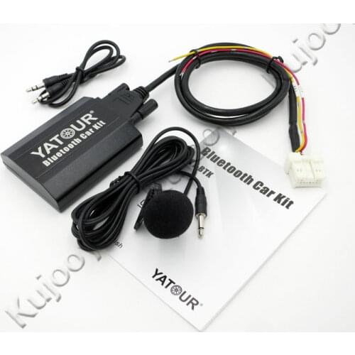 Yatour BTK Bluetooth Car Kit Digital Music CD Changer Switch Connector For Nissan Qashqai 2+ Teana Tiida X-Trail Radios