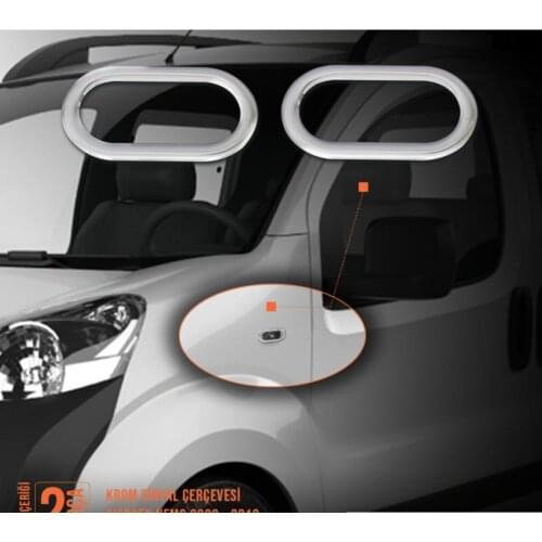 For Citroen Nemo Chrome Signal Frame 2 Piece 2008 And Above Modified Design Tunnıng Styling Accessory Free Shipping auto
