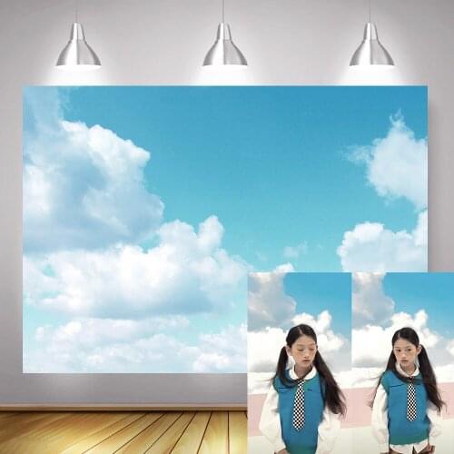 Blue Sky Photography Backdrop for Photo Studio Natural Scenery Cloud Children Adult Art Portrait Professional Background Props