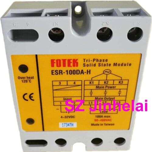 FOTEK ESR-100DA-H Authentic original 3-Phase Solid state module 100A 480VAC