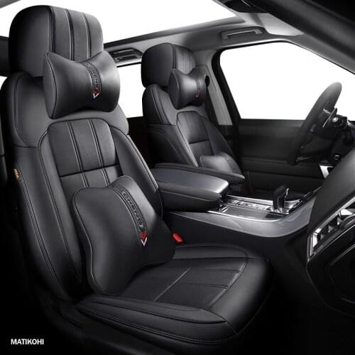 MATIKOHI Custom Leather car seat cover For Toyota Corolla PRIUS Prado Land Cruiser RAV4 CROWN Camry Highlander CH-R Alphard