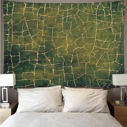 Marble wall fabric wall hanging decoration bedroom tapestry wall cloth tissu mural large tapestry