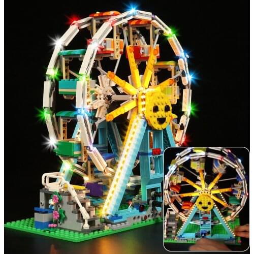 BrickBling Led Light Kit For 31119 Ferris Wheel Amusement Park Toy Collectible Building (NOT Include Building Bricks)