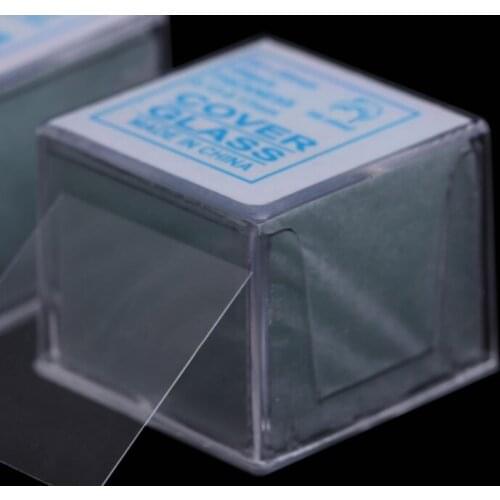 100pcs Transparent Slides Coverslips Coverslides 22x22mm 0.13-0.17mm Thickness For Microscope