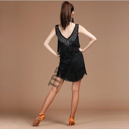 New 2020 Latin Dance Dress Women/adult/Lady New Sexy Fringe Salsa/Ballroom/Tango/Cha Cha/Rumba/Samba/Latin Dresses For Dancing
