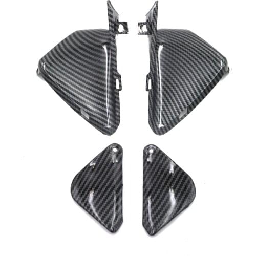 Carbon Fiber Paint Front Dash Side Meter Cover Fairings For 2002 - 2012 Honda VFR800 VFR 800