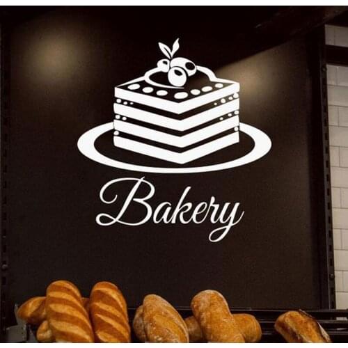 Pastries Bakery Bread Pastry Cakes Biscuits Food Wall Decal Vinyl Interior Home Decor Design Kitchen Window Sticker Mural 2034