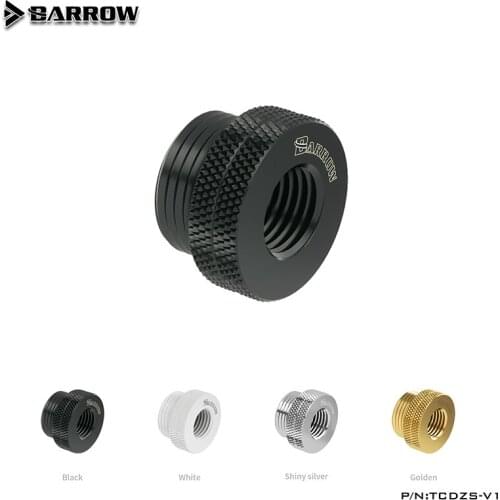 Barrow G1/4'' Pass-Through Fitting, Fillport Cover Openings, For Hose Water Cooling Use 4 Colors TCDZS-V1