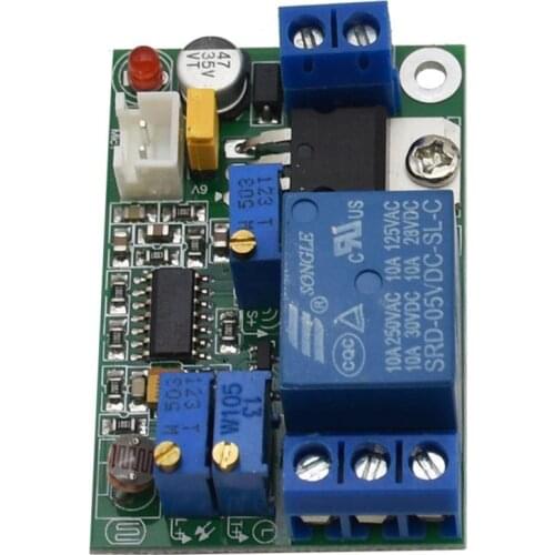 DC 5V 12V 24V LED Light Digital Time Delay 1 Way Relay Trigger Cycle Timer Delay Sound Sensor/Light Control Relay Switch Module