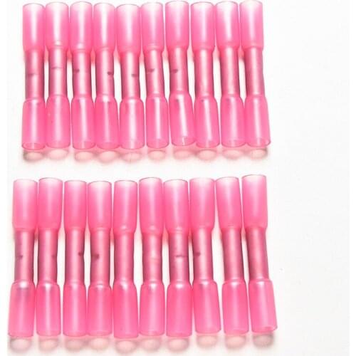 20Pcs/lot 18-22 AWG Electrical Car Audio Connectors Wire Splice Terminals Heat Shrink Butt Connectors