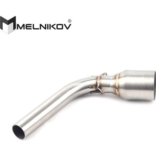 Motorcycle Exhaust Muffler Pipe Exhaust Middle Pipe Escape For Honda GROM MSX125 MSX 125 2013-2015 Slip On Exhaust