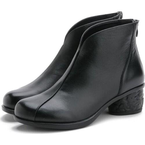 Flats For Women Comrfort Genuine Leather Flat Shoes Woman Slipony Loafers Ballet Shoes Female Moccasins Big Size