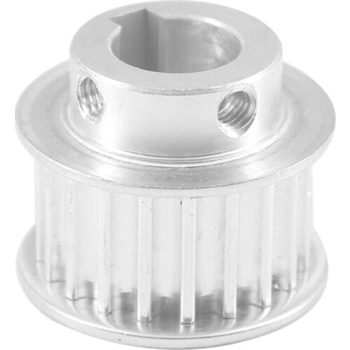 18T 5M Timing Pulley, 8/10/12/14mm Bore, Keyway Diameter 3/4/5mm, 16/21mm Width, Keyway Toothed Pulley Wheel For 3D Printer