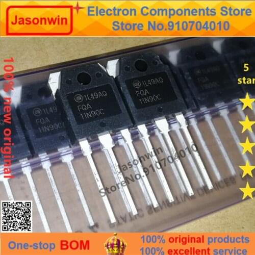 100% nuevo 50 unids/lote original MOSFET FQA11N90C 11A900V 11N90C TO-247 Transistor