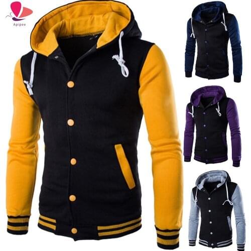 Apipee Men's Long Jackets